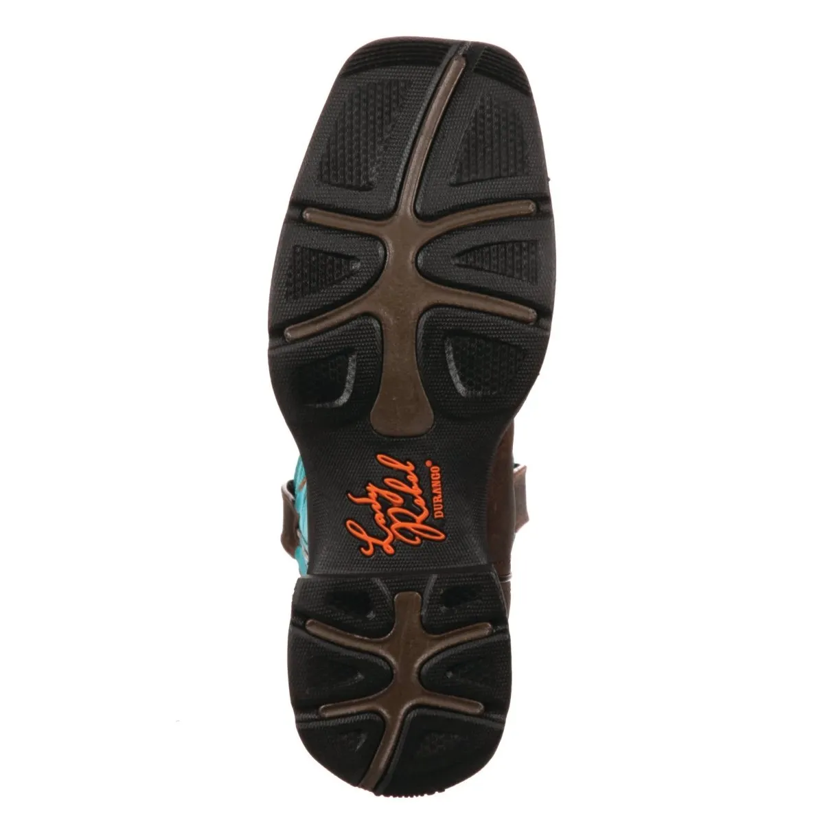 Durango Lady Rebel Women's Bar None Western Boots Dwrd016 In Brown Turquoise
