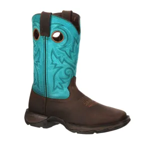 Durango Lady Rebel Women's Bar None Western Boots Dwrd016 In Brown Turquoise