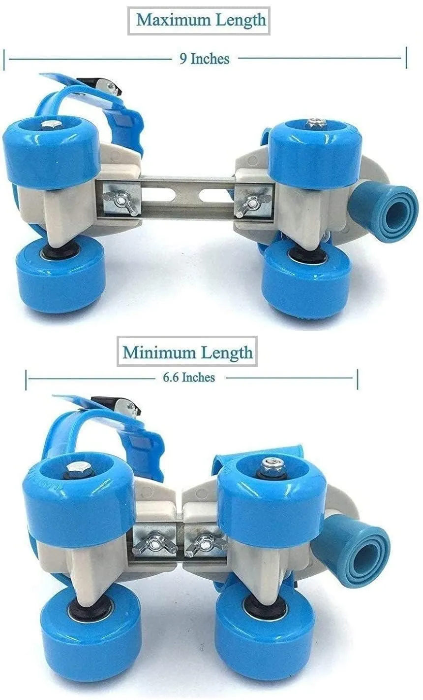 E-ROYAL SHOP Unisex New Roller Skates For Kids Age Group 4-12 Years Adjustable Inline Skating Shoes (Multicolour)