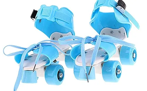 E-ROYAL SHOP Unisex New Roller Skates For Kids Age Group 4-12 Years Adjustable Inline Skating Shoes (Multicolour)