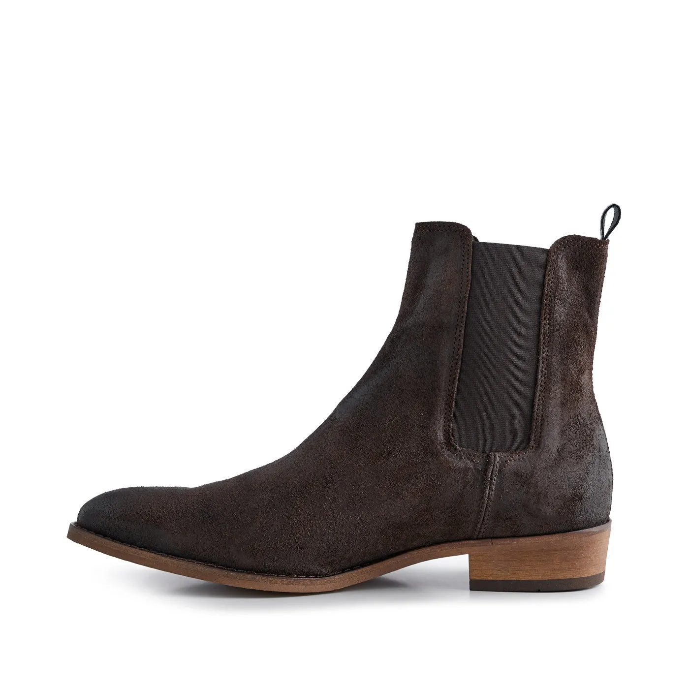 Eli chelsea boot suede - BROWN