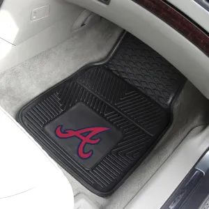 Fanmats Atlanta Braves Heavy Duty Car Mat Set - 2 Pieces