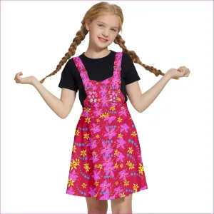Floral Wear Girls' Apron Dress