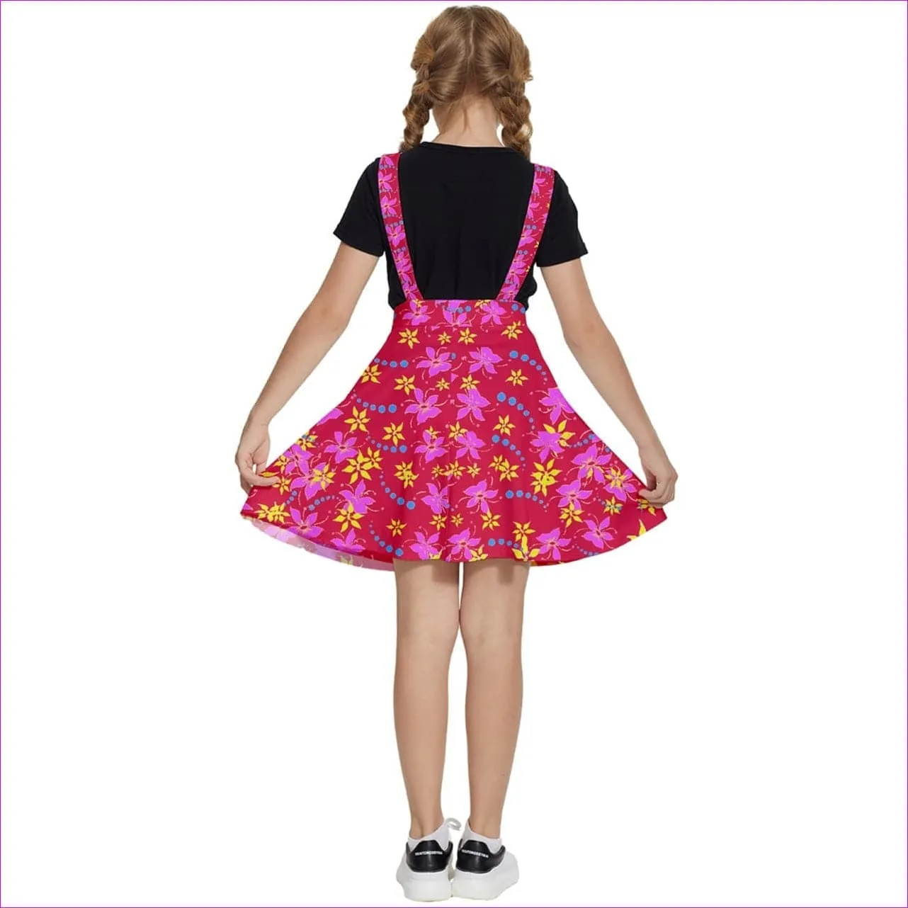 Floral Wear Girls' Apron Dress