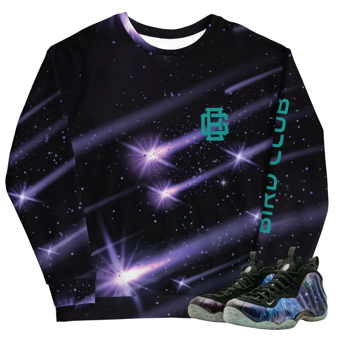 Foamposite One Galaxy Shooting Stars Sweatshirt