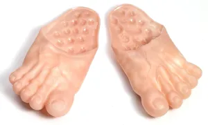 Forum Novelties Funny Feet Vinyl Adult Male Slippers