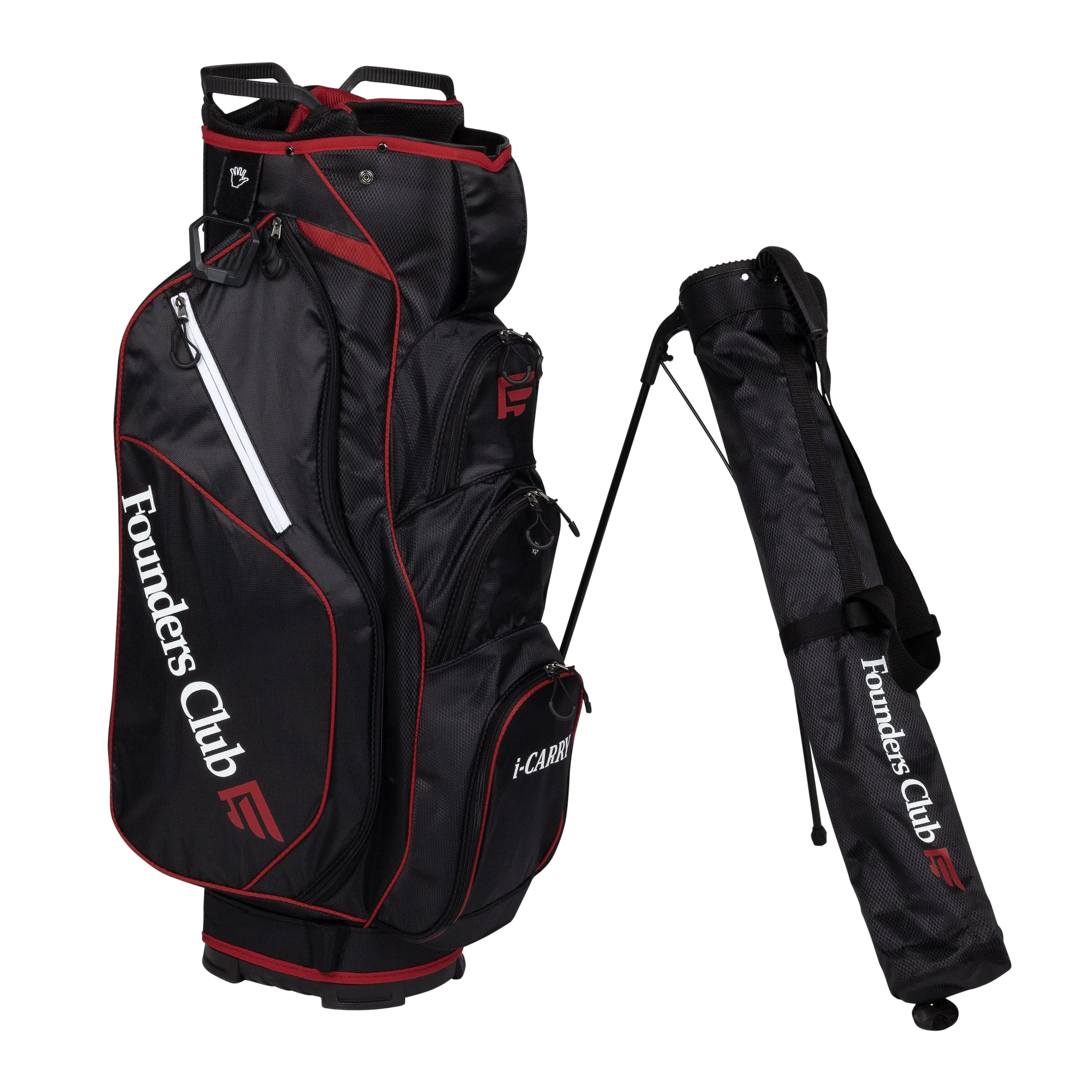 Founders Club 2 in 1 Short Game Golf Cart Bag with Removable Short Game Bag
