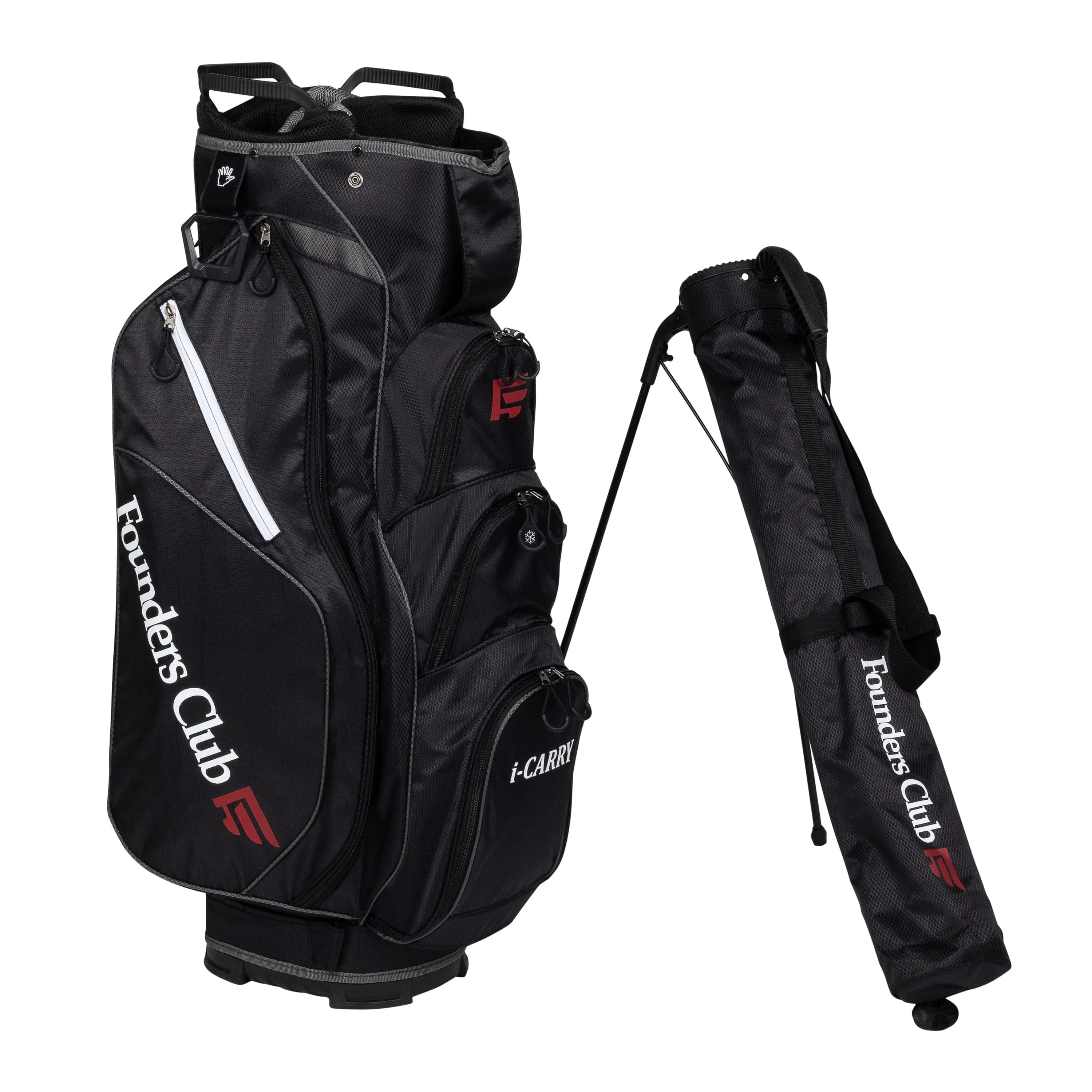 Founders Club 2 in 1 Short Game Golf Cart Bag with Removable Short Game Bag