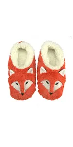 Foxy Loxy Funny Animal Non-Slip Warm Winter Slippers for Women