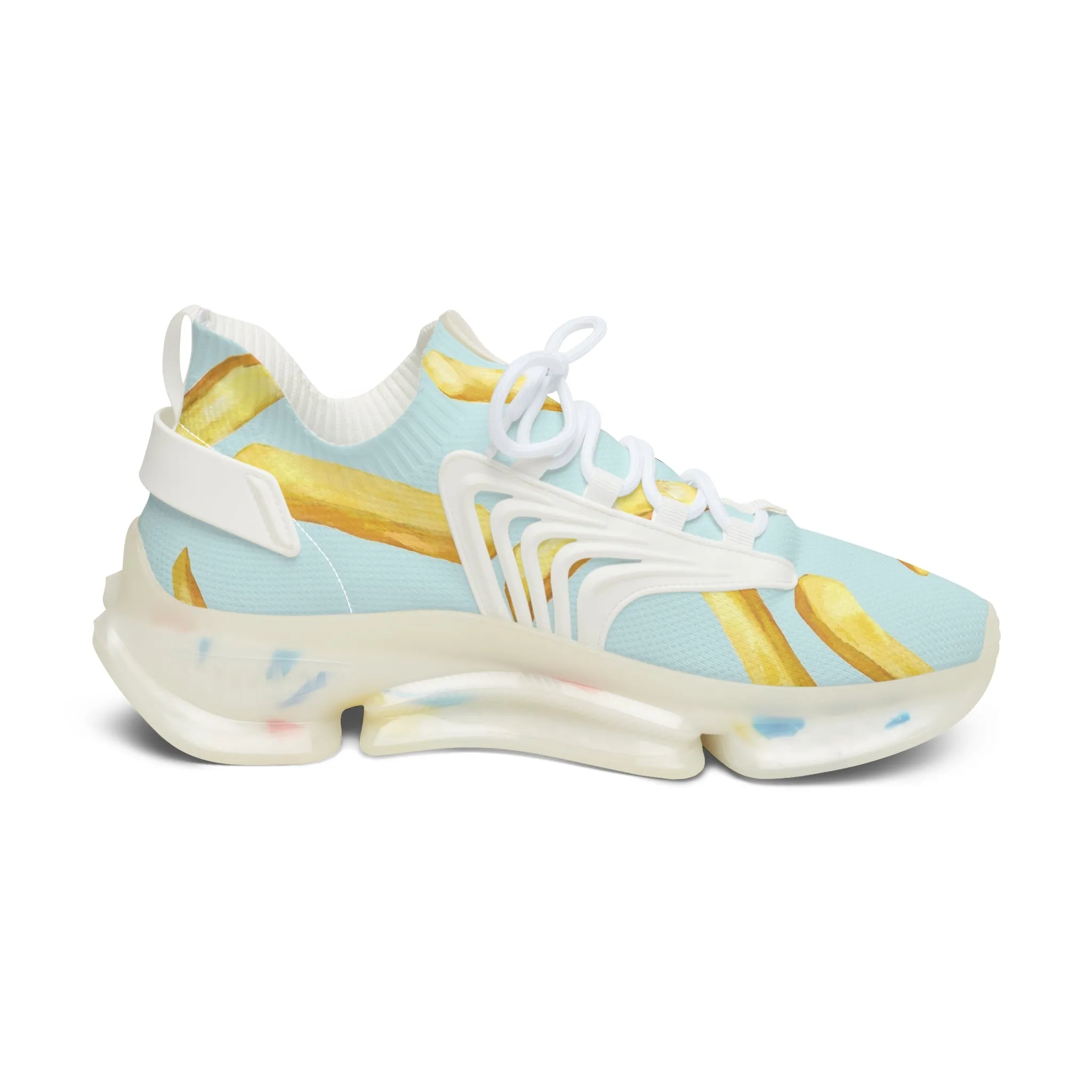 French Fries Women's Mesh Sneakers