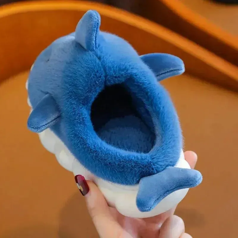 Furry Shark Slippers