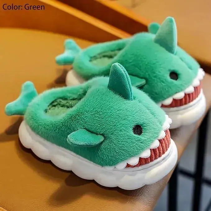 Furry Shark Slippers