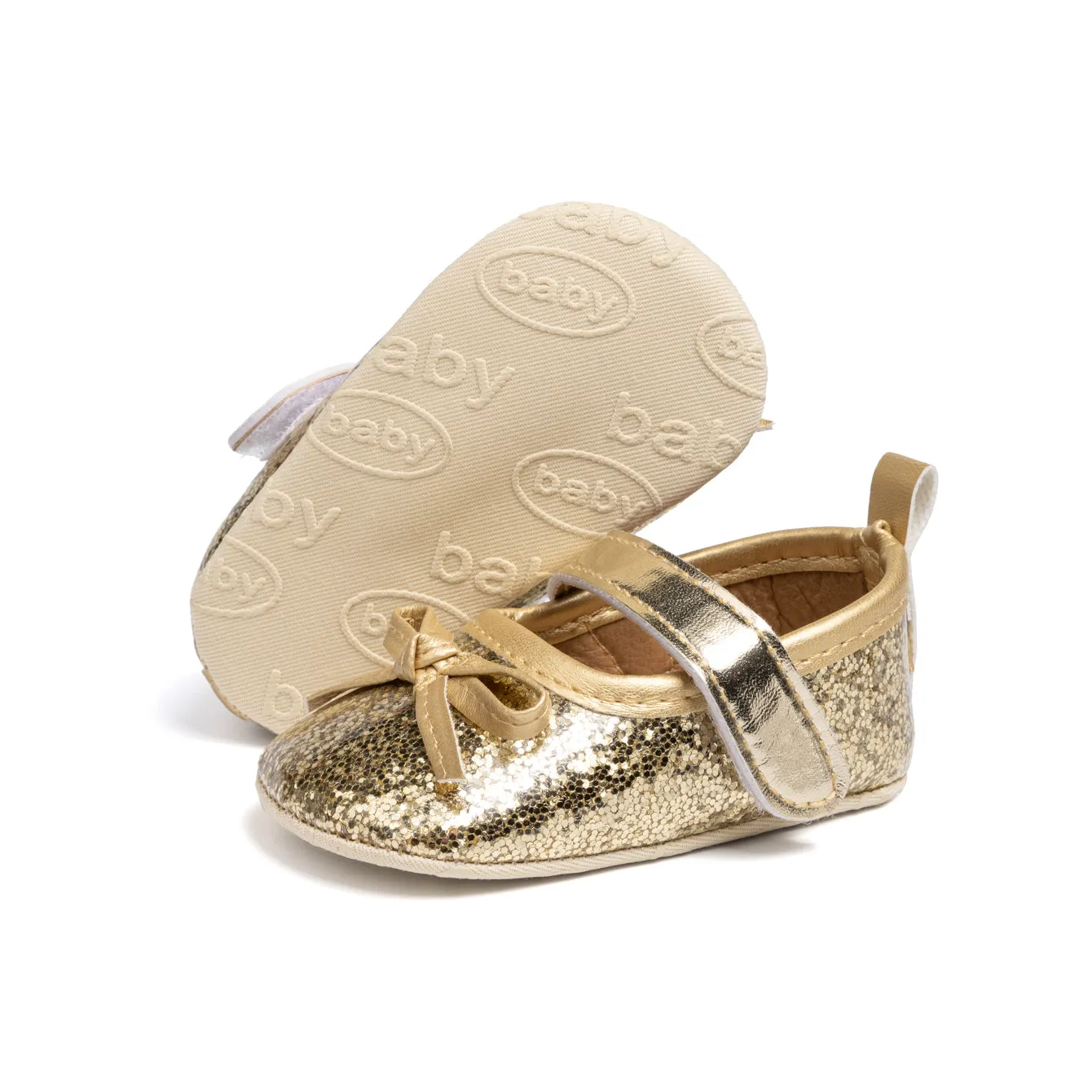 Golden Glitter Fairy Slippers