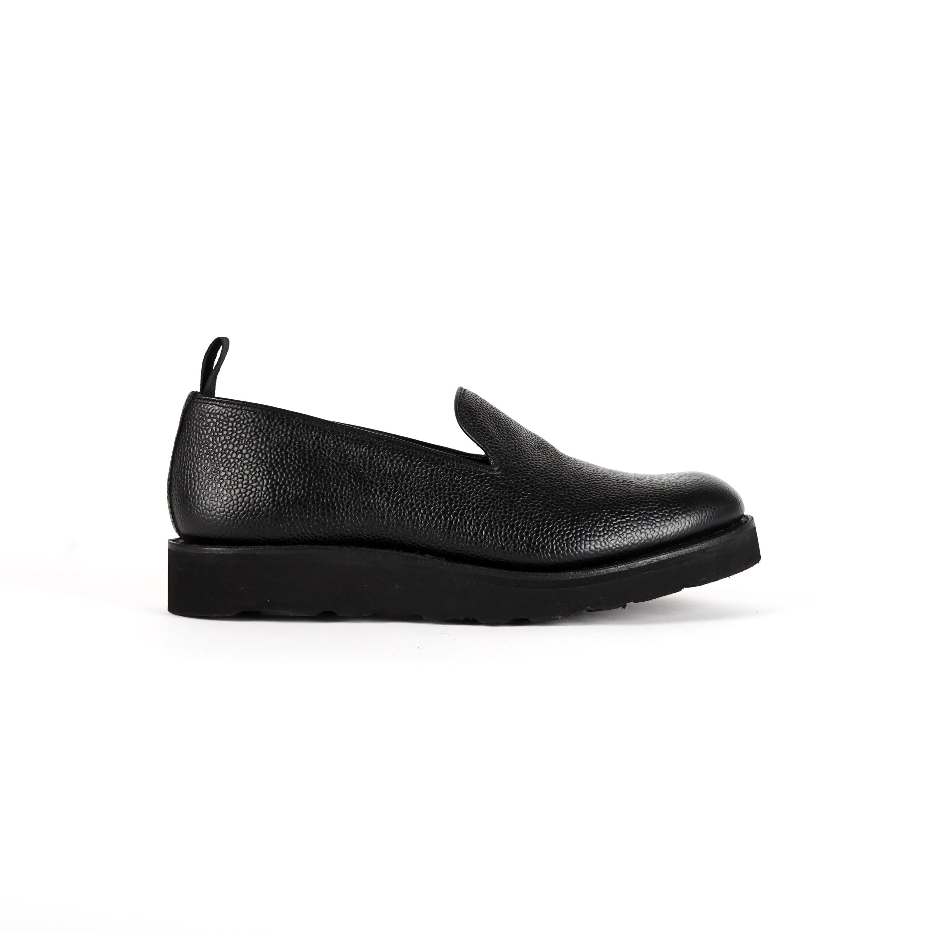Golf Loafer - Black Scotch Grain