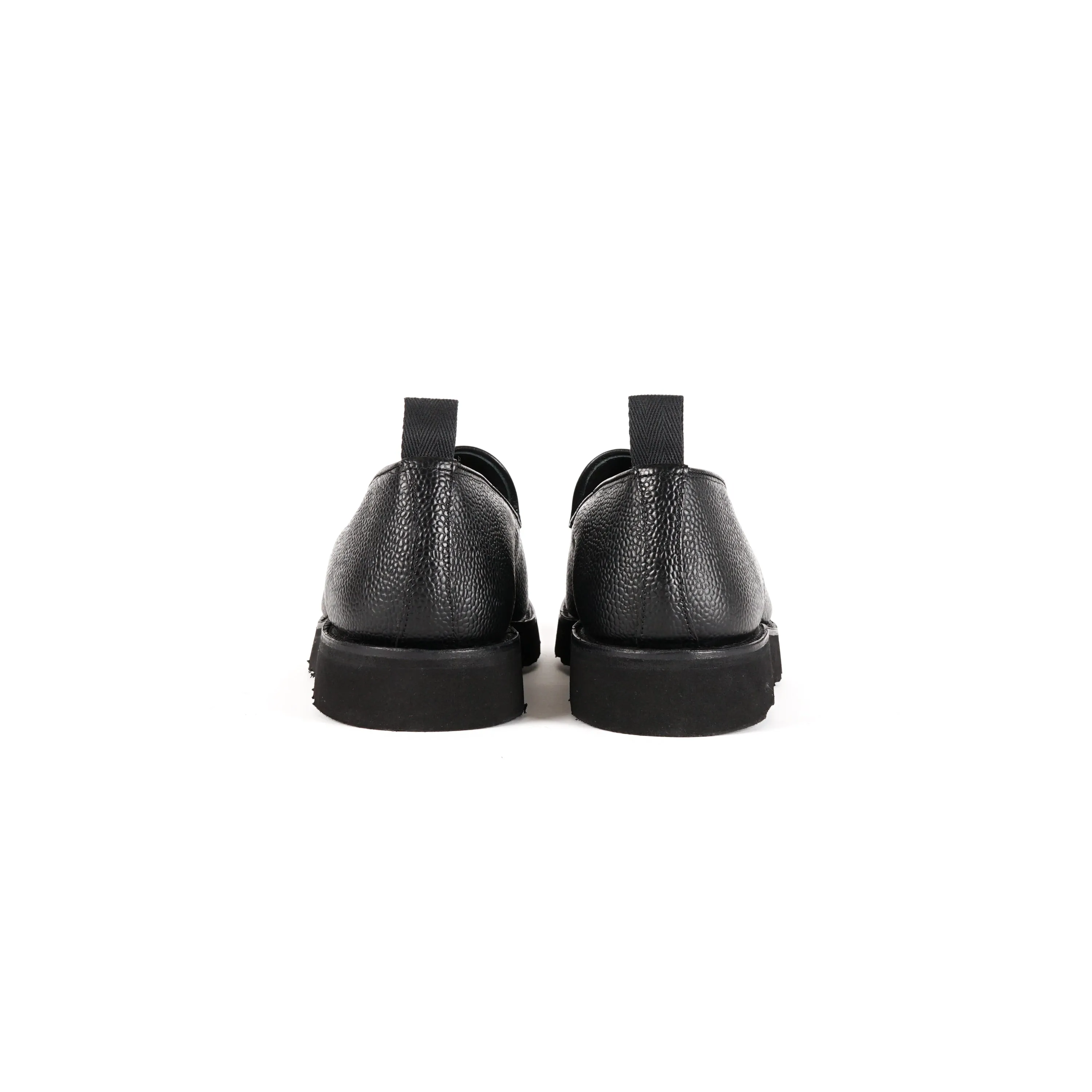 Golf Loafer - Black Scotch Grain
