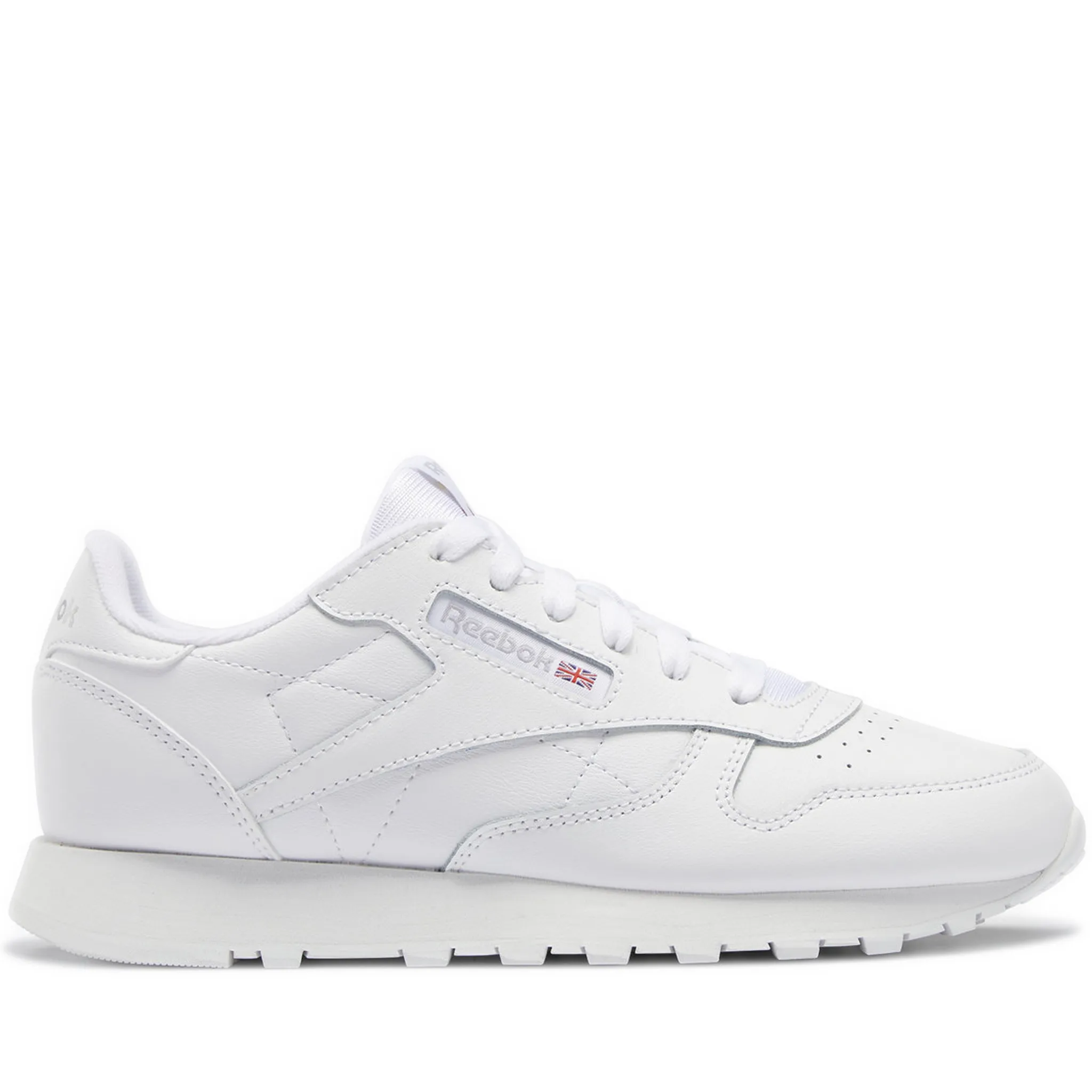 Grade School Reebok Classic Leather Shoes - Ftwr White / Ftwr White / Ftwr White