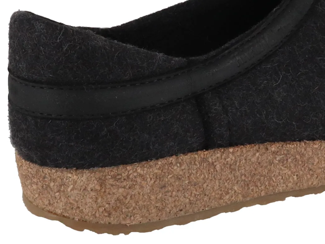 HAFLINGER Clog | Grizzly Buffalo, Graphite