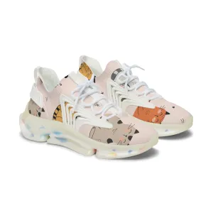 Halloween Cats Women's Mesh Sneakers