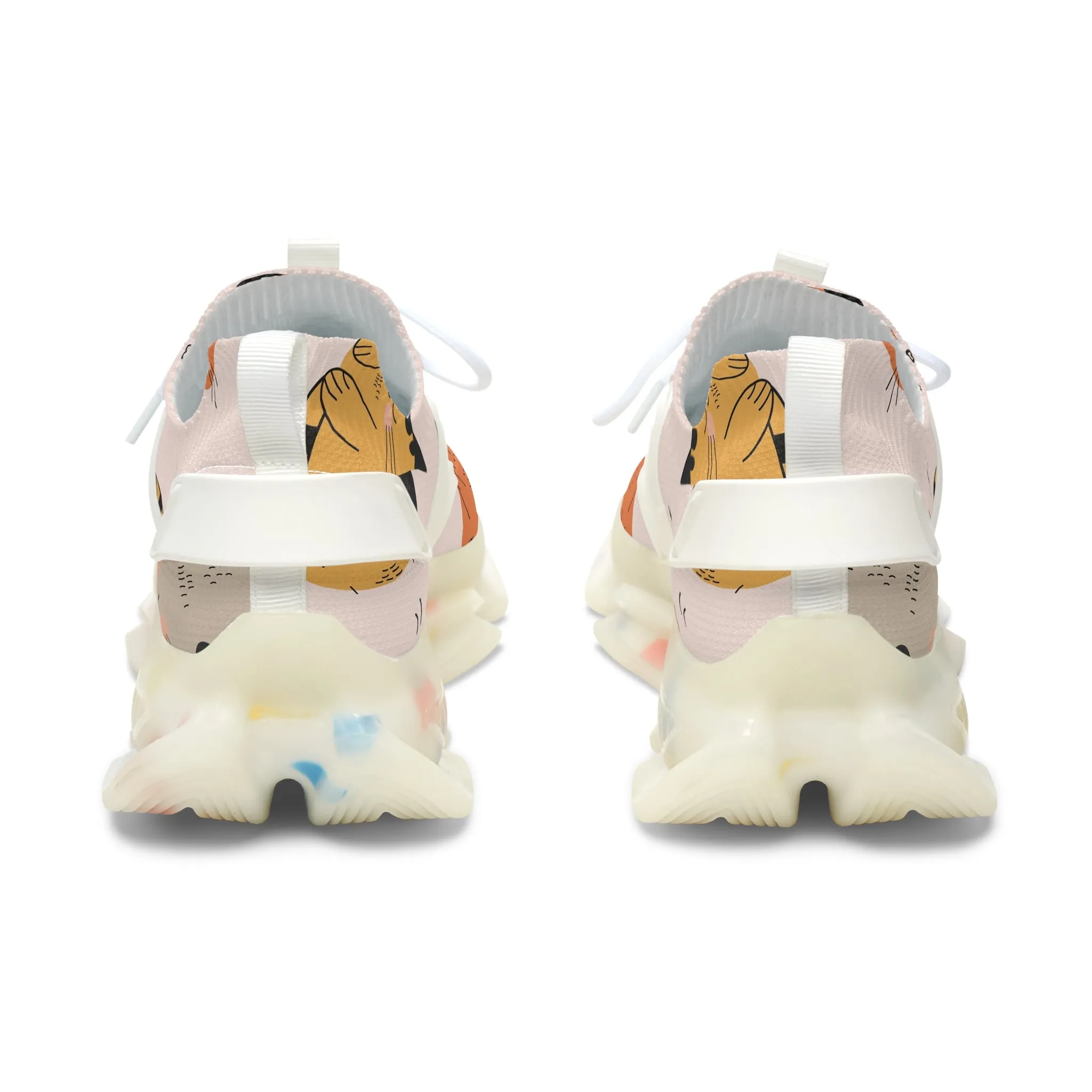 Halloween Cats Women's Mesh Sneakers