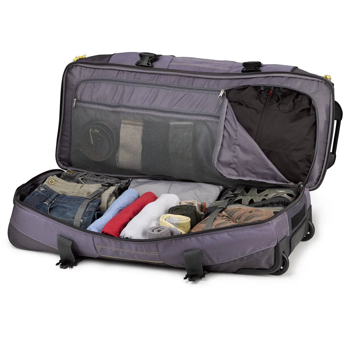High Sierra Ultimate Access 2.0 36In Wheeled Duffel Drop Bottom Duffel