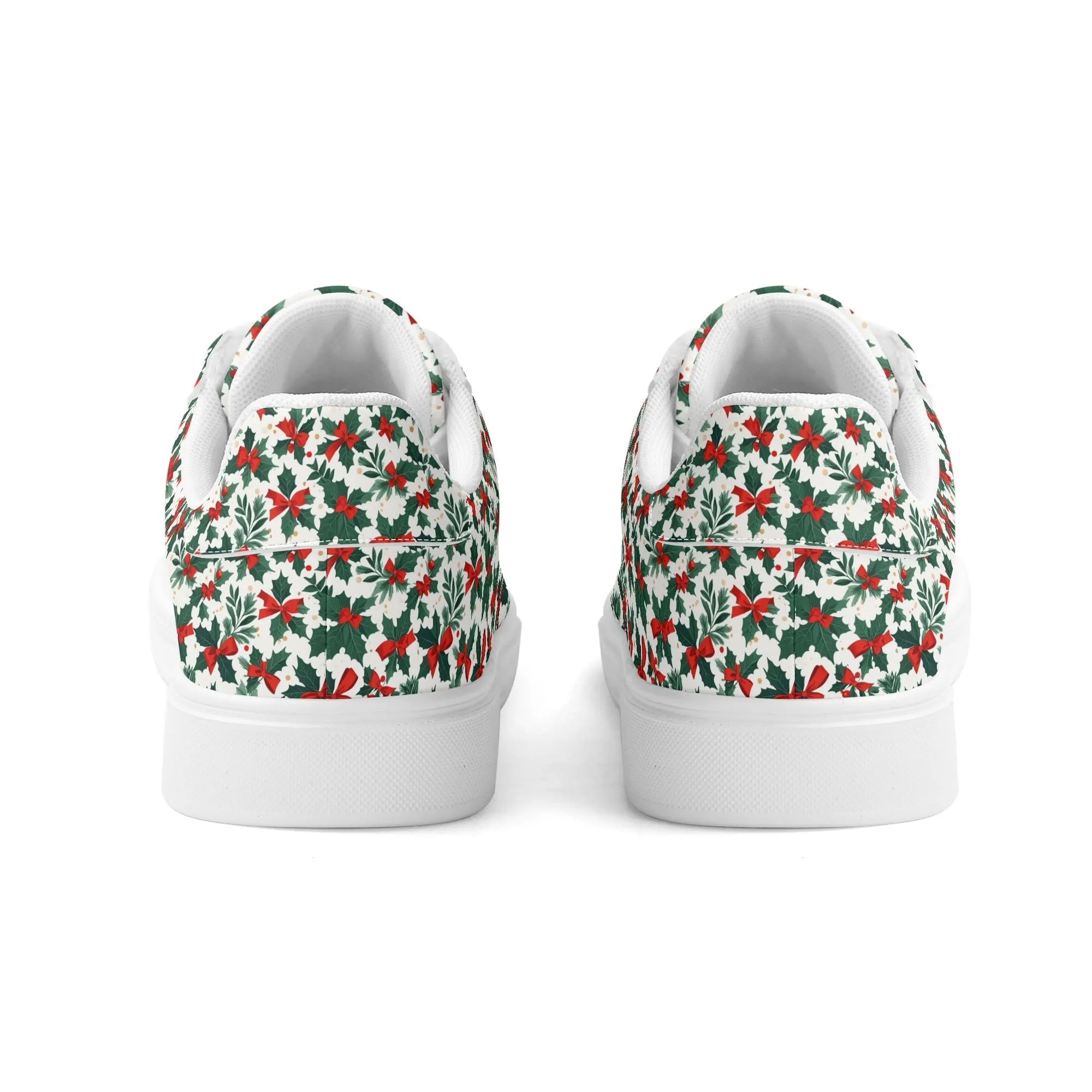 Holly Bow Adult Lightweight Brand Low Top Leather Shoes