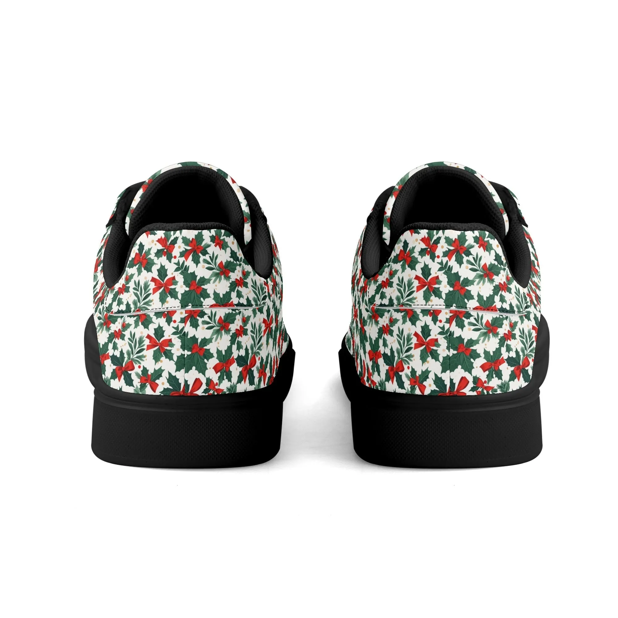 Holly Bow Adult Lightweight Brand Low Top Leather Shoes