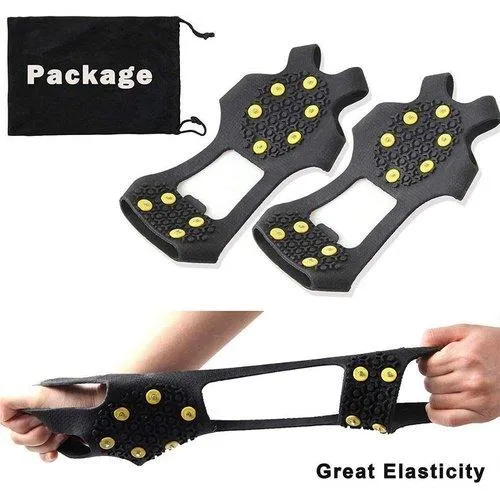 Ice Traction Silicone Nonslip Anti-Skid Snow Shoe Cleat
