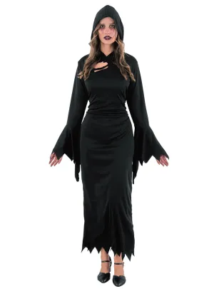 Immortal Mistress Womens Black Halloween Costume