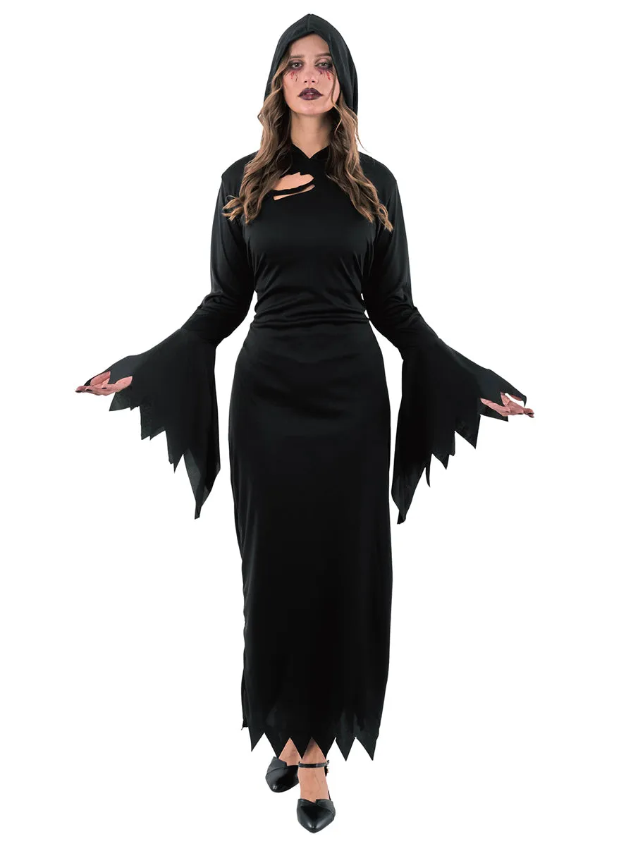 Immortal Mistress Womens Black Halloween Costume