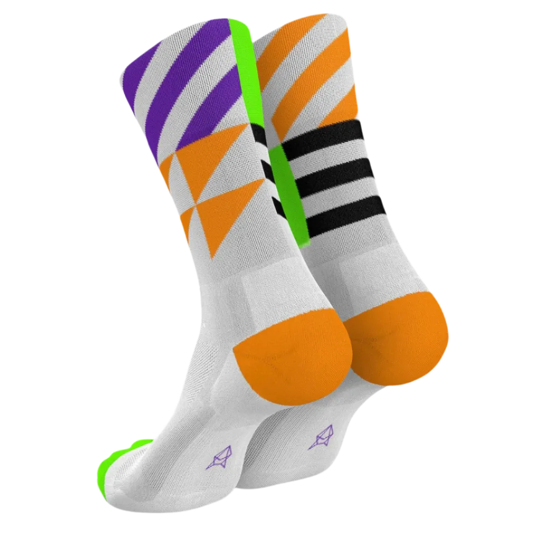 Incylence - Ultralight Elements Long Sock - Orange Green