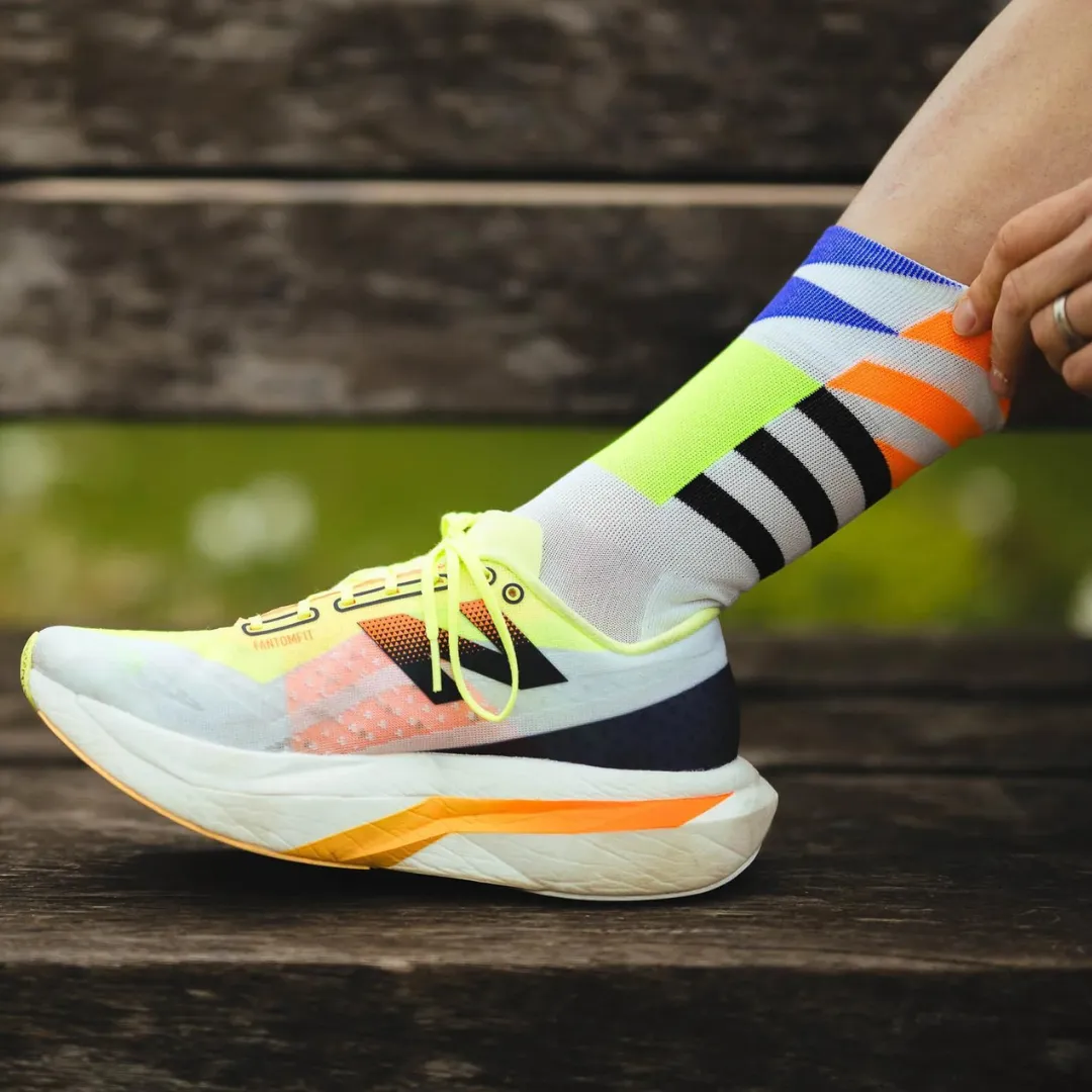 Incylence - Ultralight Elements Long Sock - Orange Green