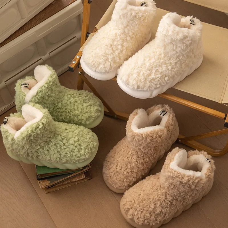 Indoor Winter Women Slippers home shoes