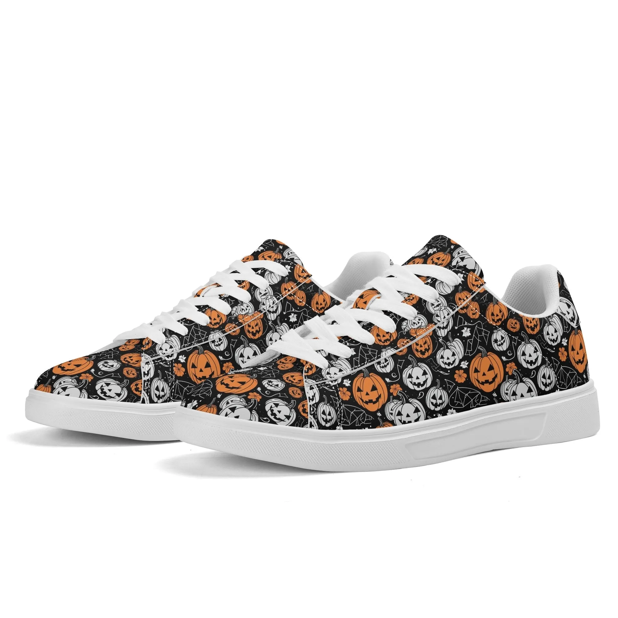 Jack-O-Lantern Adult Lightweight Brand Low Top Leather Shoes