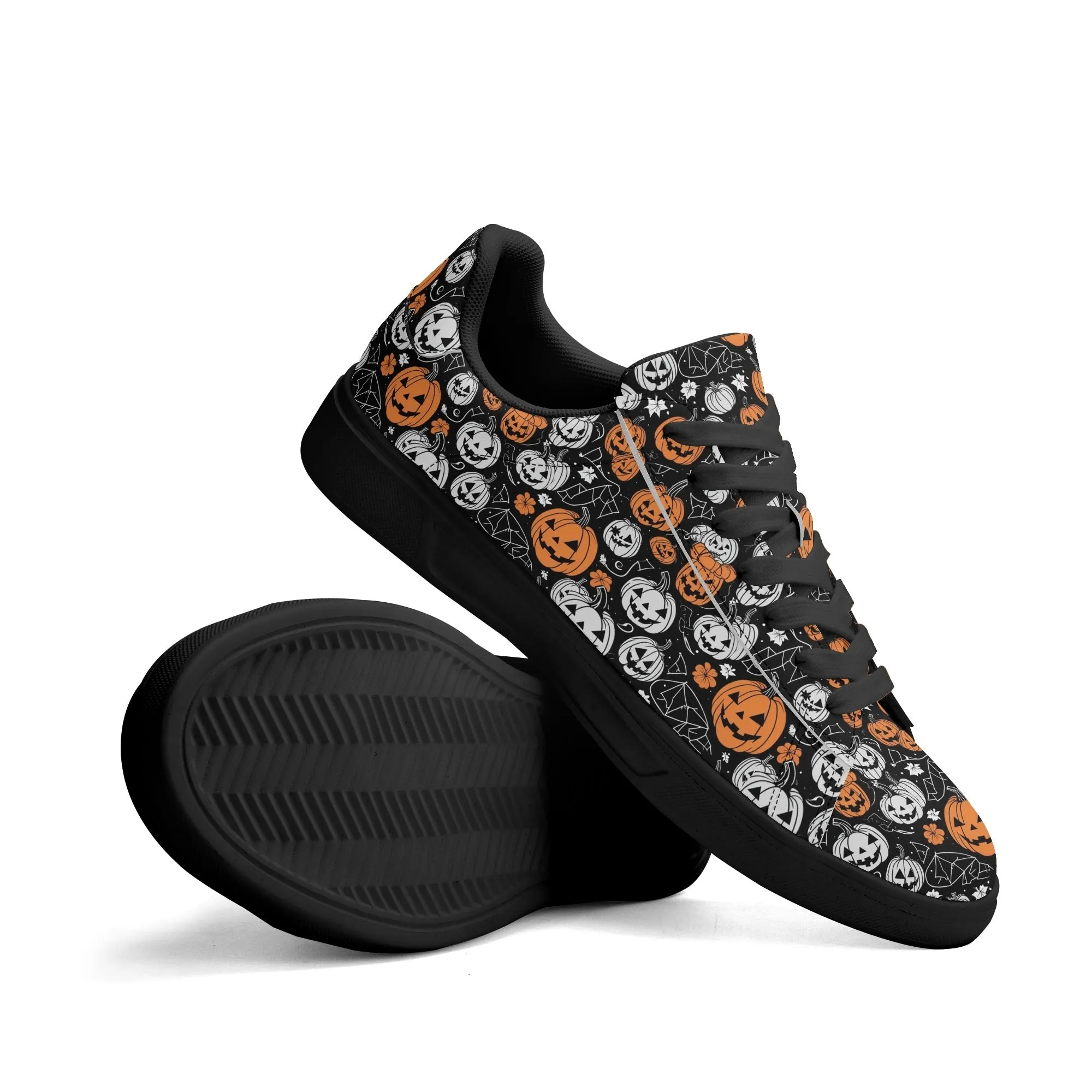 Jack-O-Lantern Adult Lightweight Brand Low Top Leather Shoes
