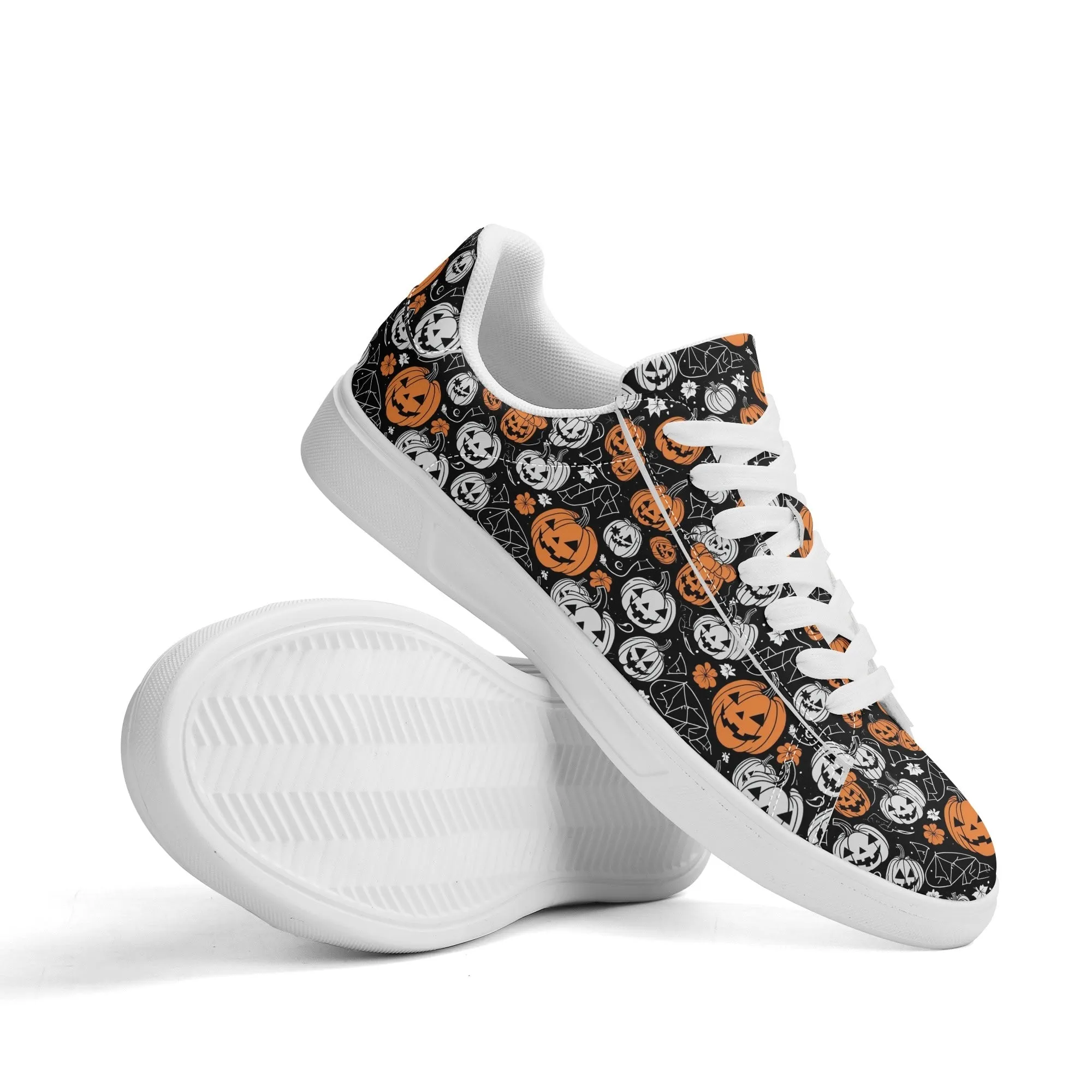 Jack-O-Lantern Adult Lightweight Brand Low Top Leather Shoes