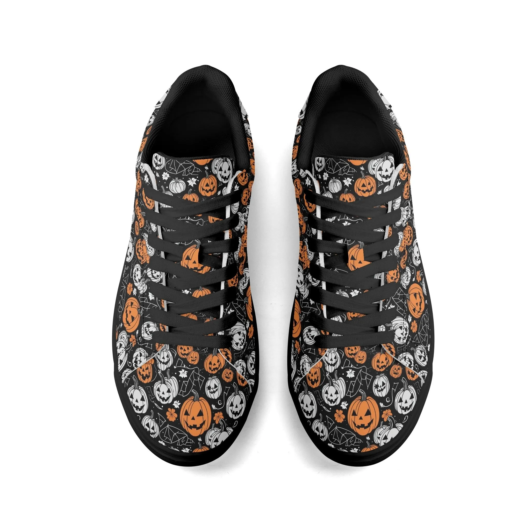 Jack-O-Lantern Adult Lightweight Brand Low Top Leather Shoes