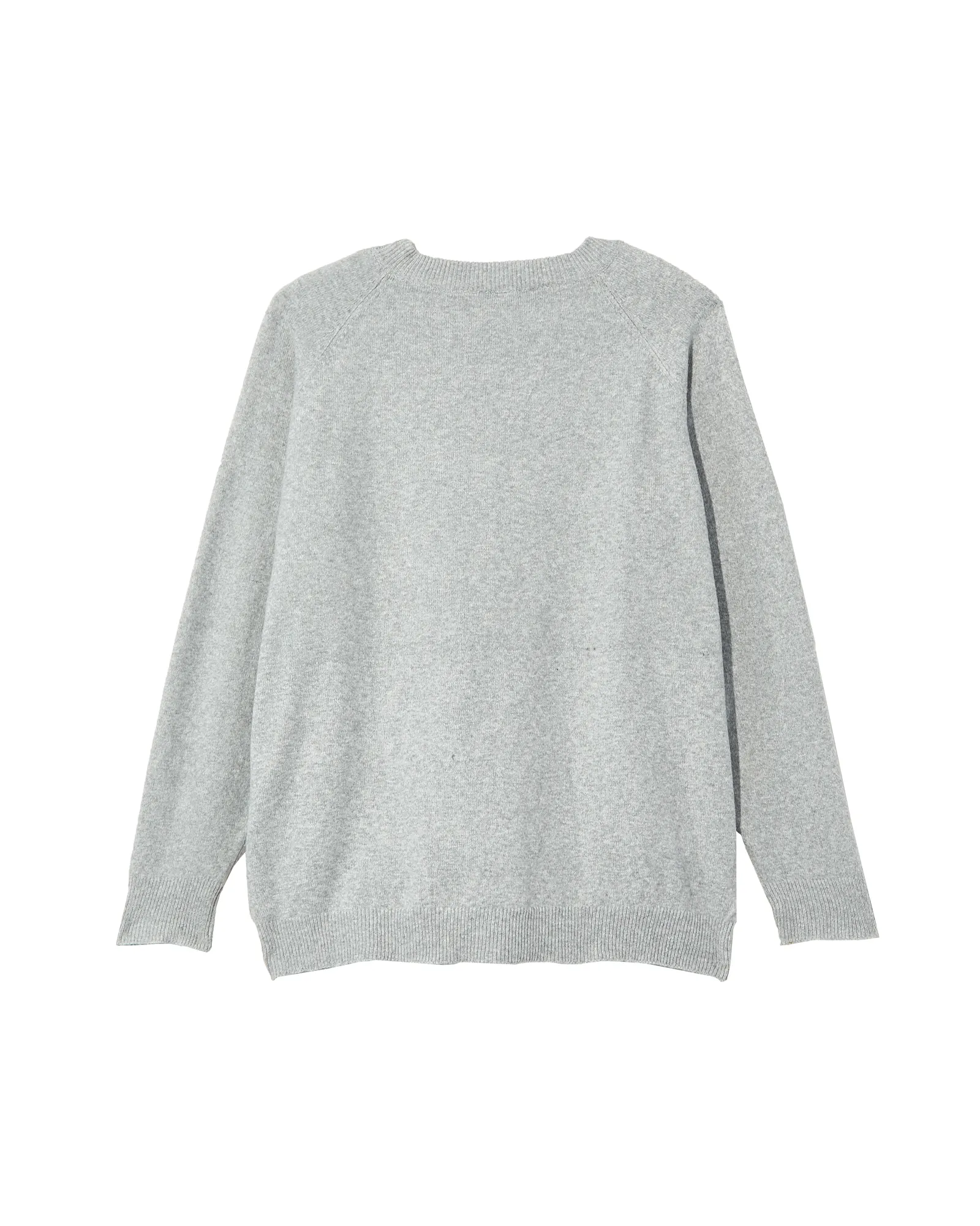 Jenny Long Sleeve Pullover Sweater With Embellishments | Light Grey