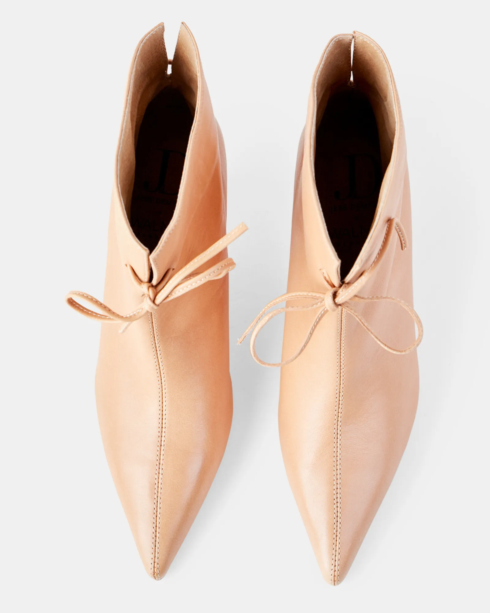 Jess Dempsey x Walnut Melbourne Jackie Leather Boot - Latte