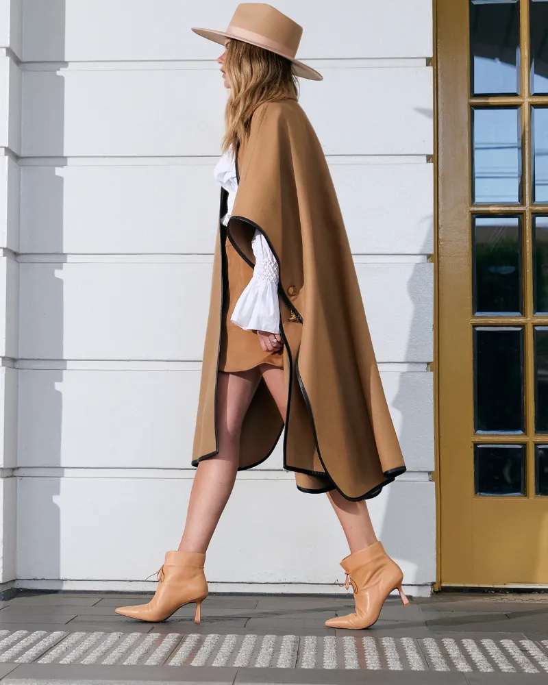 Jess Dempsey x Walnut Melbourne Jackie Leather Boot - Latte