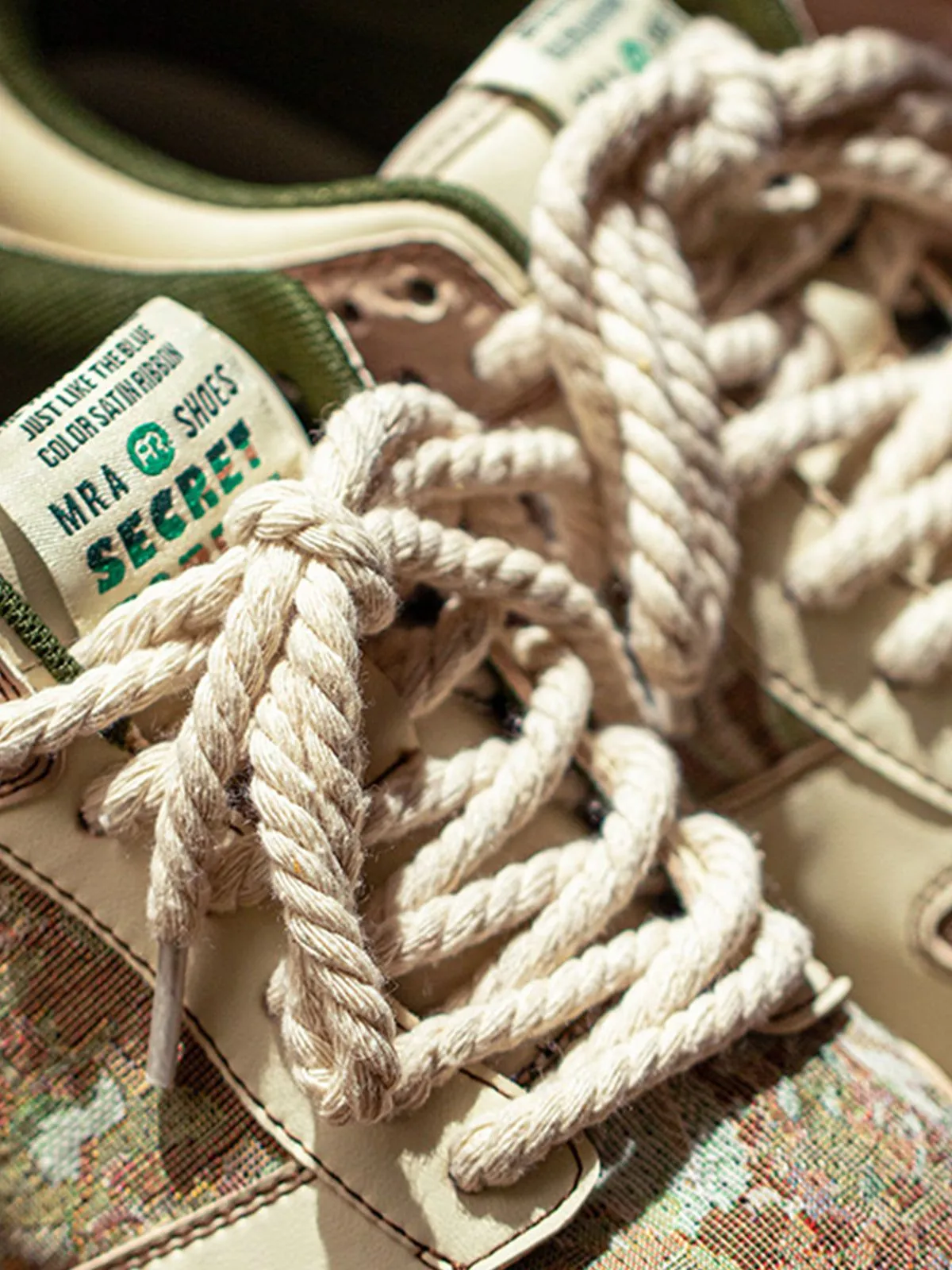 Kicksteria - Oil Painting Forest Print Skate Shoes