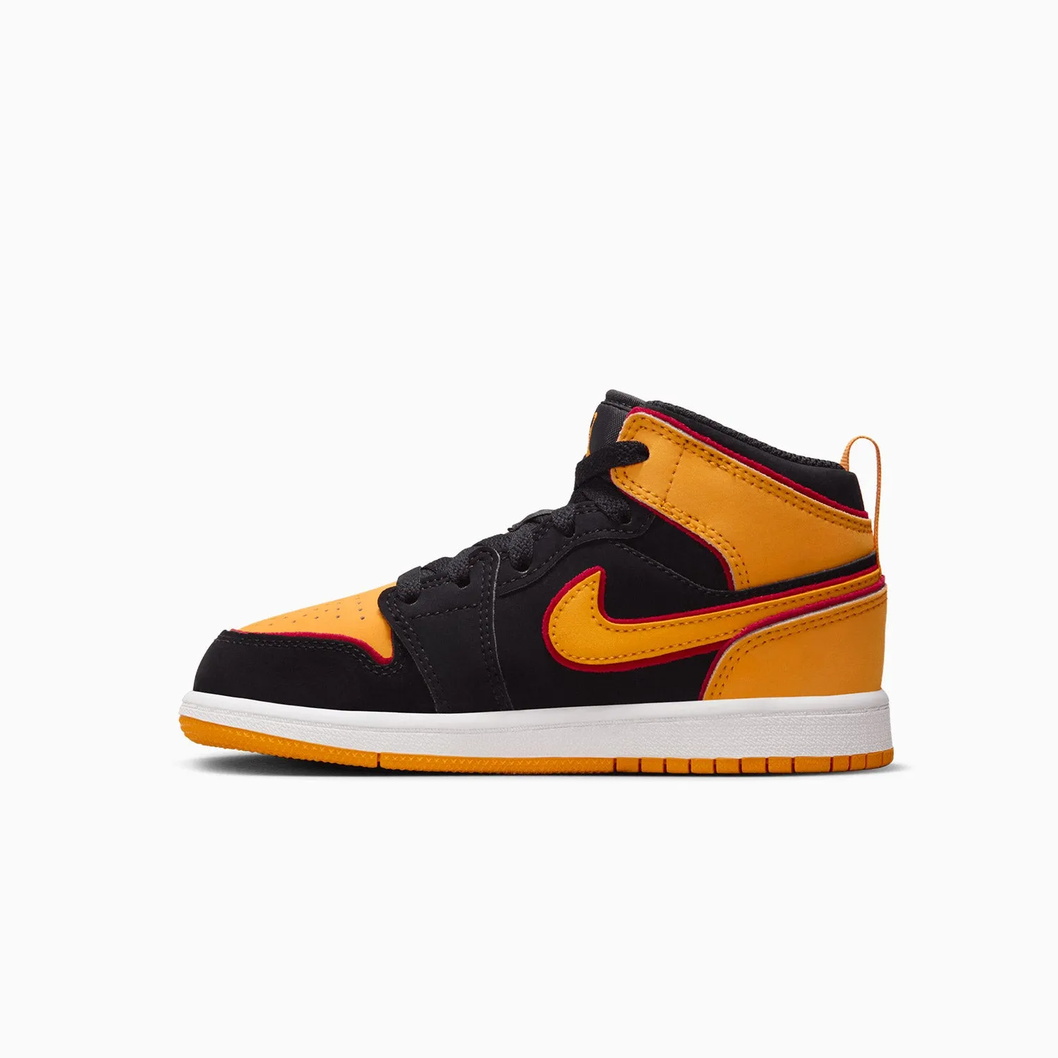 Kid's Air Jordan 1 Mid SE "Vivid Orange" Pre School
