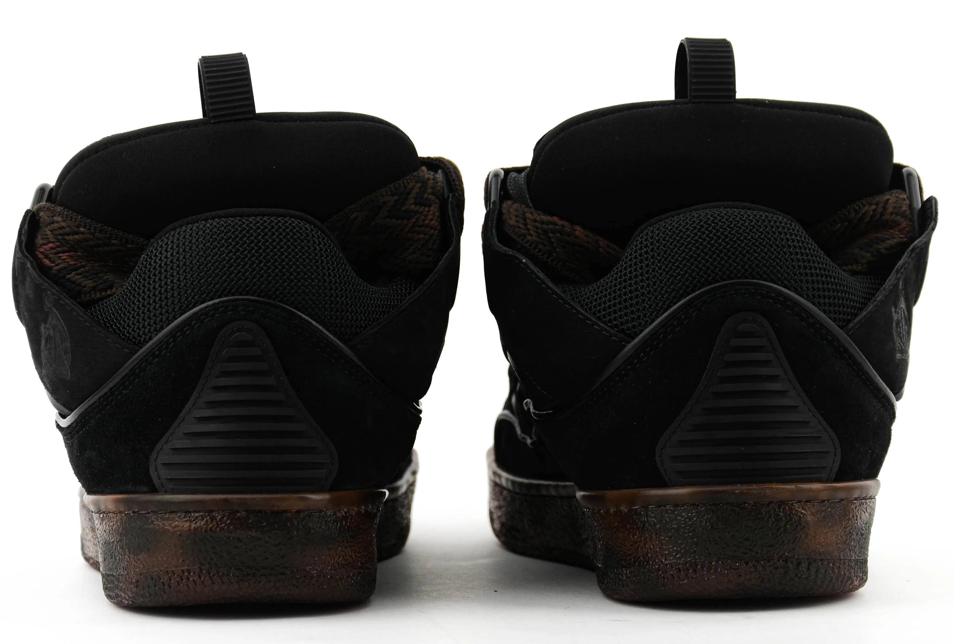 LANVIN CURB SNEAKER DARK BROWN