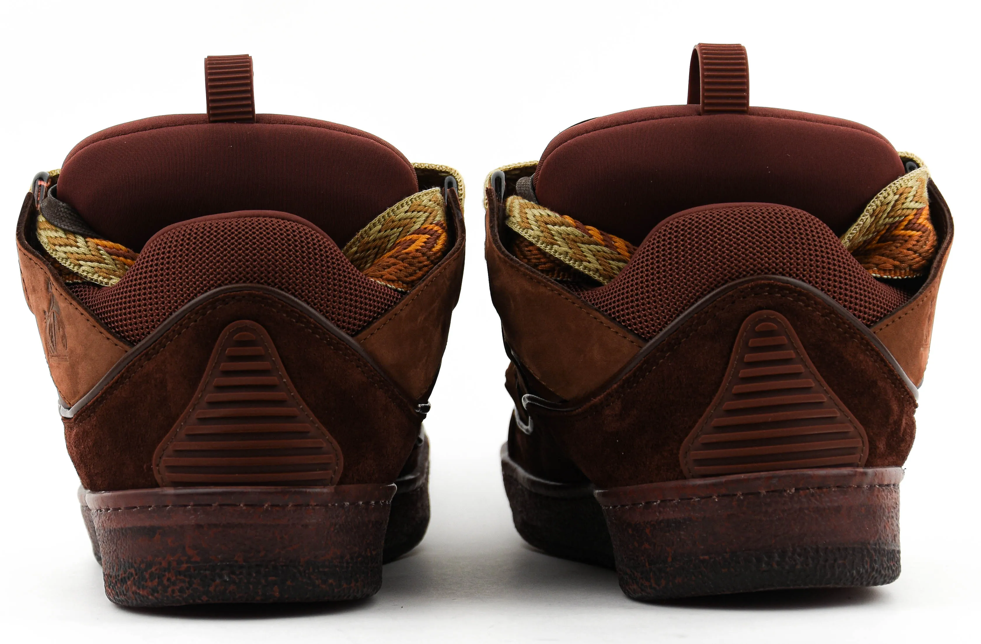 LANVIN CURB SNEAKER MARRON DARK BROWN