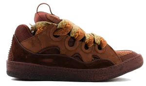 LANVIN CURB SNEAKER MARRON DARK BROWN
