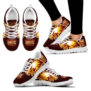 Lindblom Eagles, Chicago c/o 88-30th yr LTD Sneaker -Women- Maroon