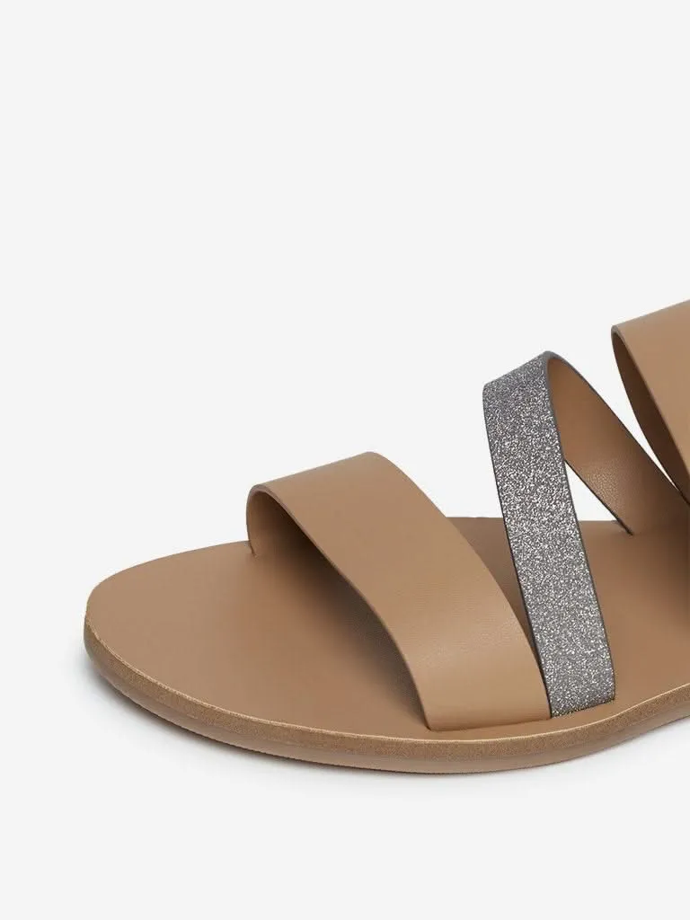 LUNA BLU Light Tan Sandals