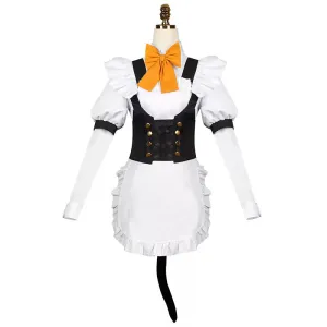 Mahou Shoujo ni Akogarete Gushing over Magical Girls Looking Up To Magical Girls Hiiragi Utena Cat Maid Dress Cosplay Costume