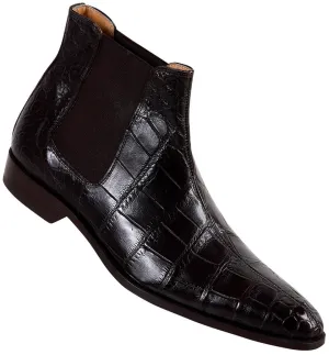 Mauri - "2198" Dark Brown Alligator Boots