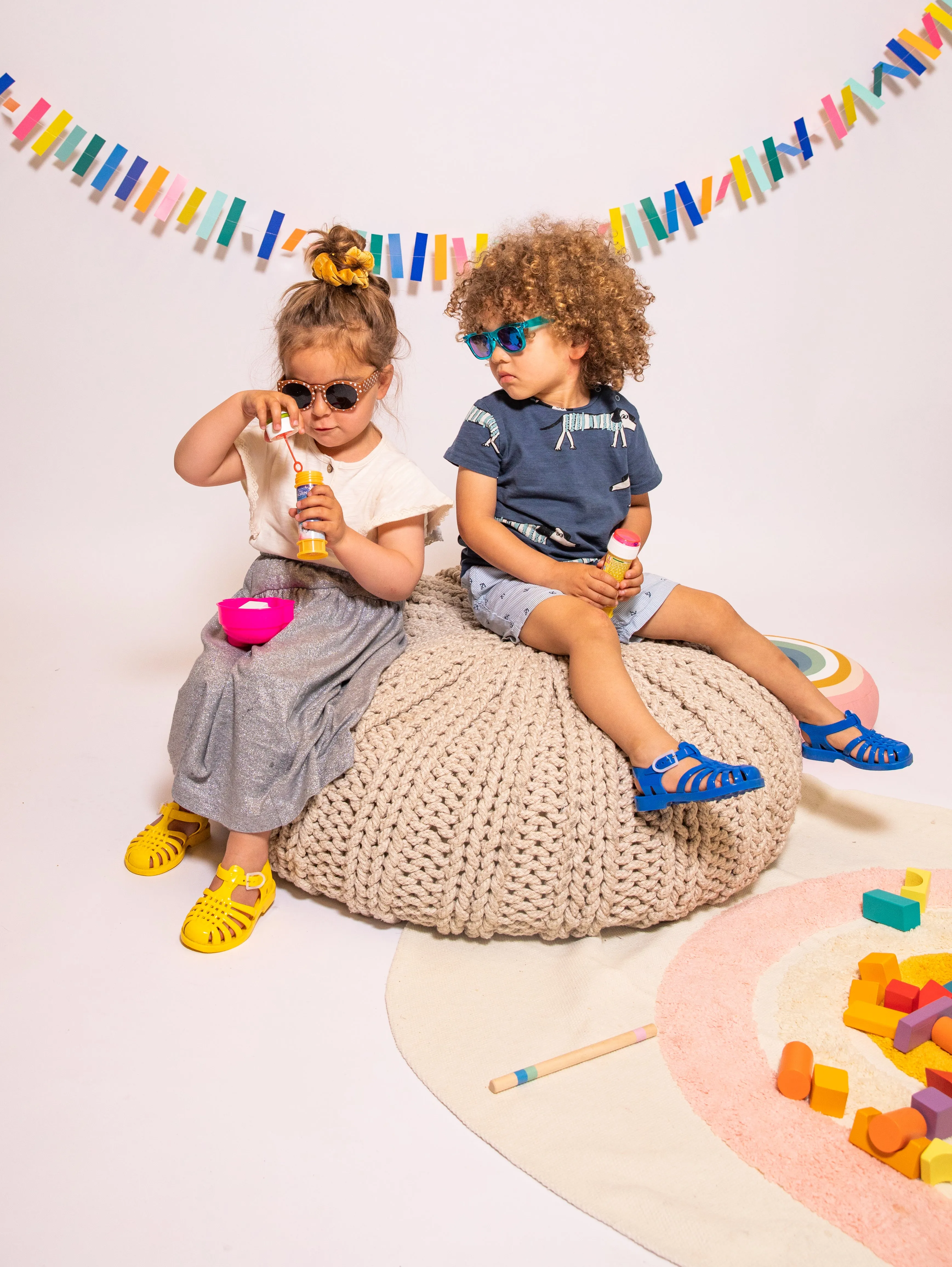 Meduse Denim Jelly Shoe