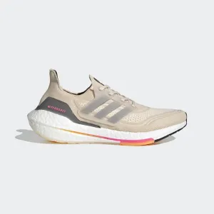Men's adidas Ultraboost 21, Beige, 10 D Medium